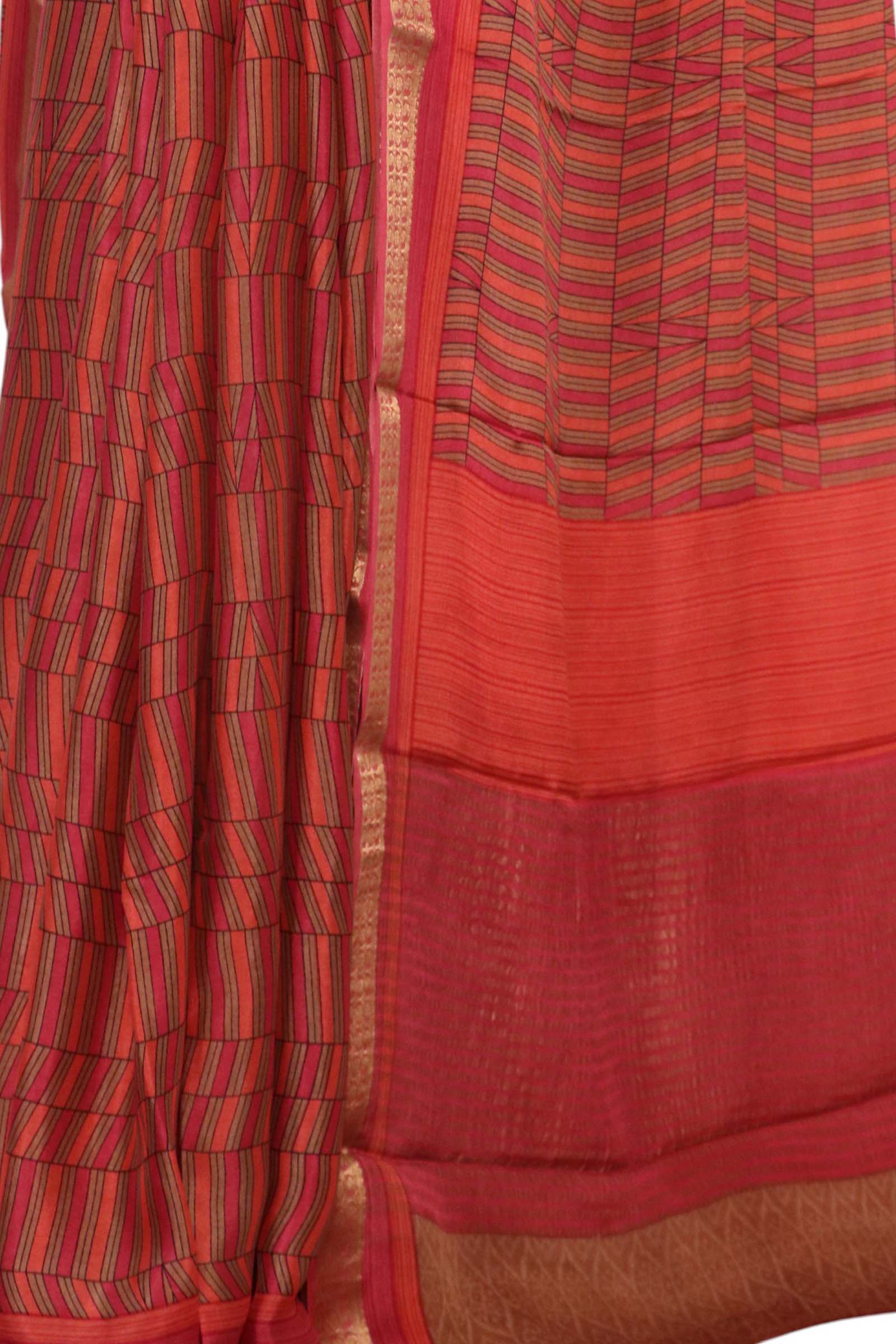 Pure Floral Zari Crepe Silk Saree AL206141